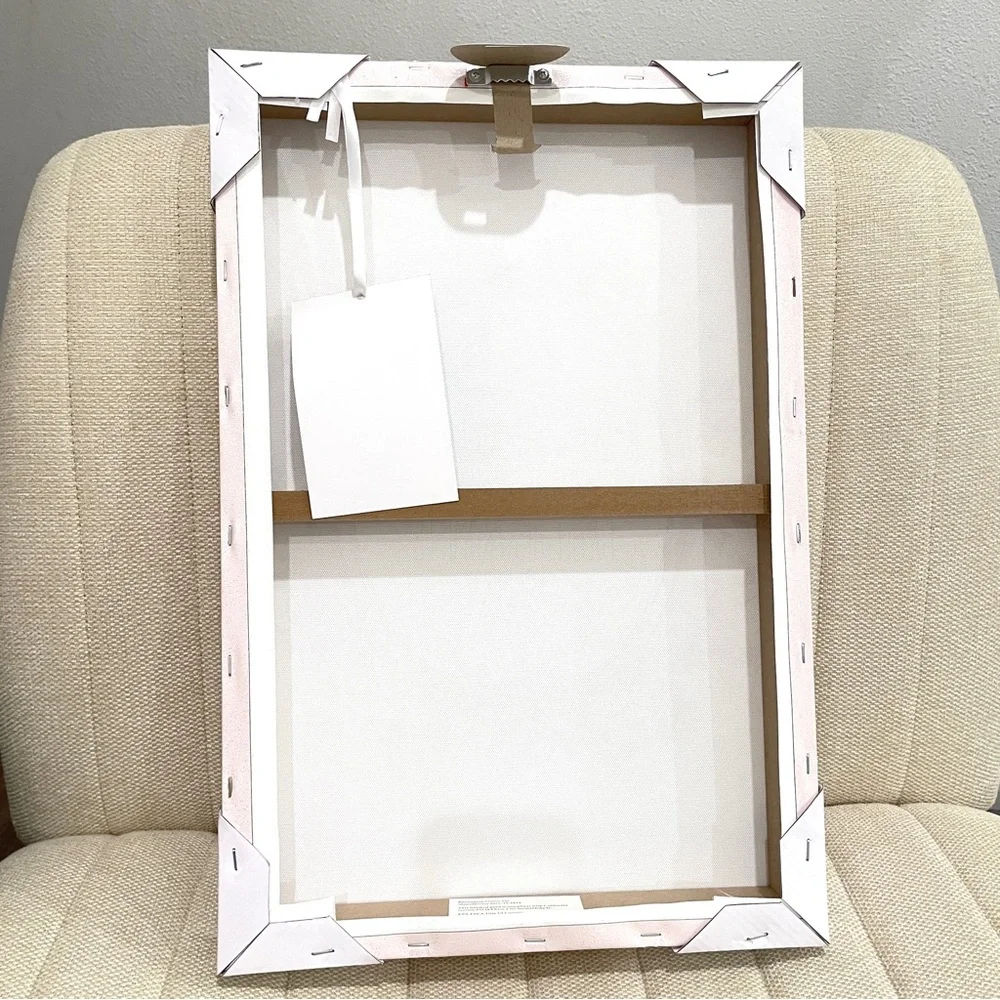 NEW Design District Miami Art Studio Pink Luke 1:45 Blessed Scripture Canvas Art